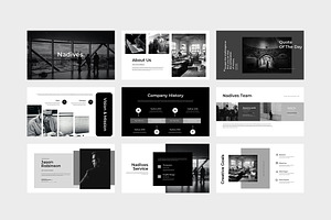 Nadives - Company Keynote Template