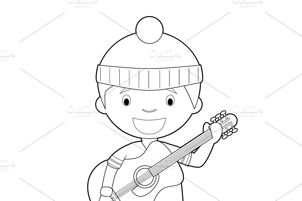 80x Professions for Coloring, an Education Illustration by asantosg (Photo 11 of 17)