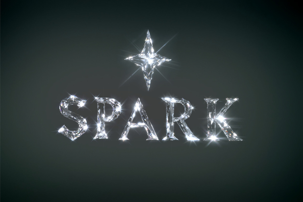 Sparkling Crystals Letters Overlays, a Symbol Font by PhotoSpirit (Photo 4 of 8)