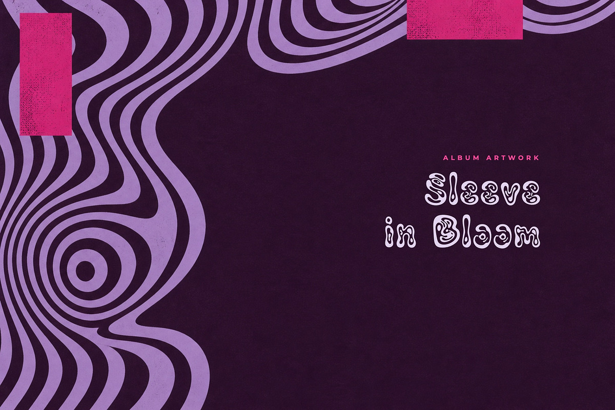 Inkadelic Psychedelic Display Font, a Sans Serif Font by Graphic Spirit (Photo 5 of 8)
