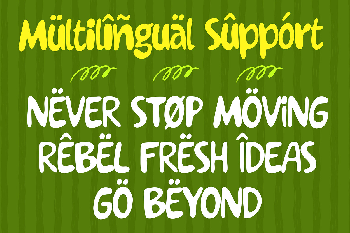 Jellymo - Playful Chunky Display, a Sans Serif Font by BumbleGraph Studio (Photo 11 of 15)