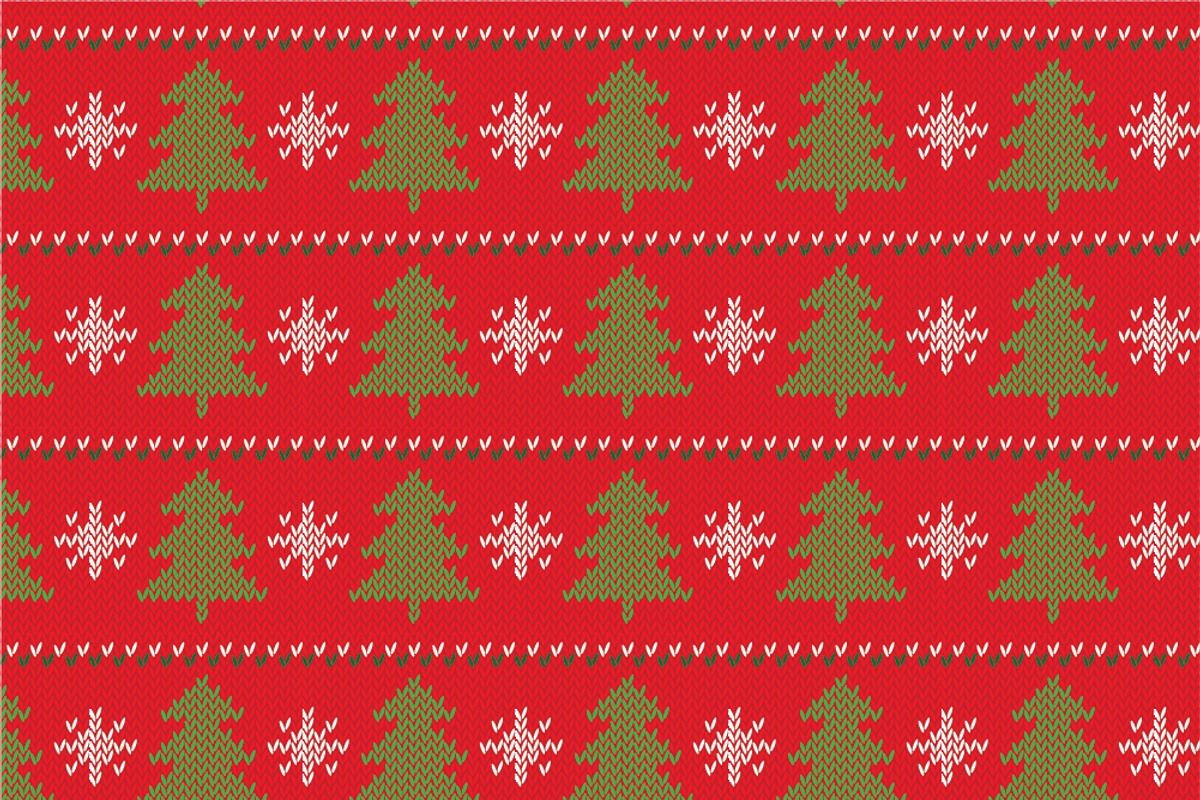 Seamless Ugly Sweater Pattern Pack, a Pattern Graphic by Core Gallery (Photo 8 of 10)