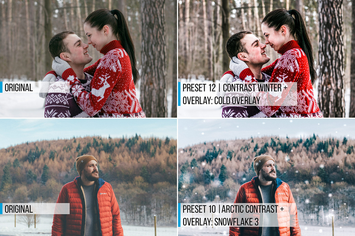 54 Winter Lightroom Presets preview 7