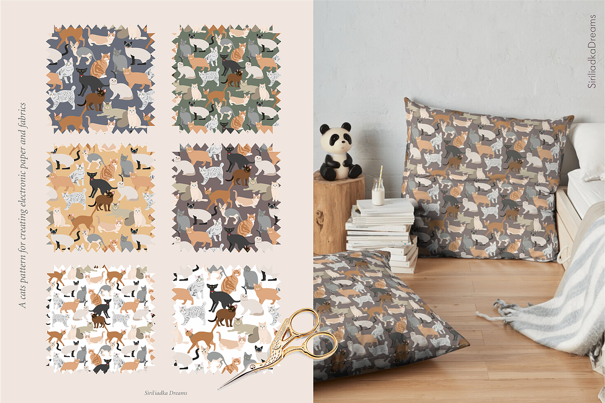 46 Cats silhouettes clipart, an Illustration by Siriliadka Dreams (Photo 4 of 6)