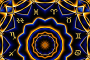 30 mystic zodiac signs circles, an Object Graphic by tkdesign (Thumbnail 7 of 31)