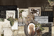 Vintage Damask Worn Digital Paper, a Pattern Graphic by Posh Papers & Patterns (Thumbnail 6 of 9)