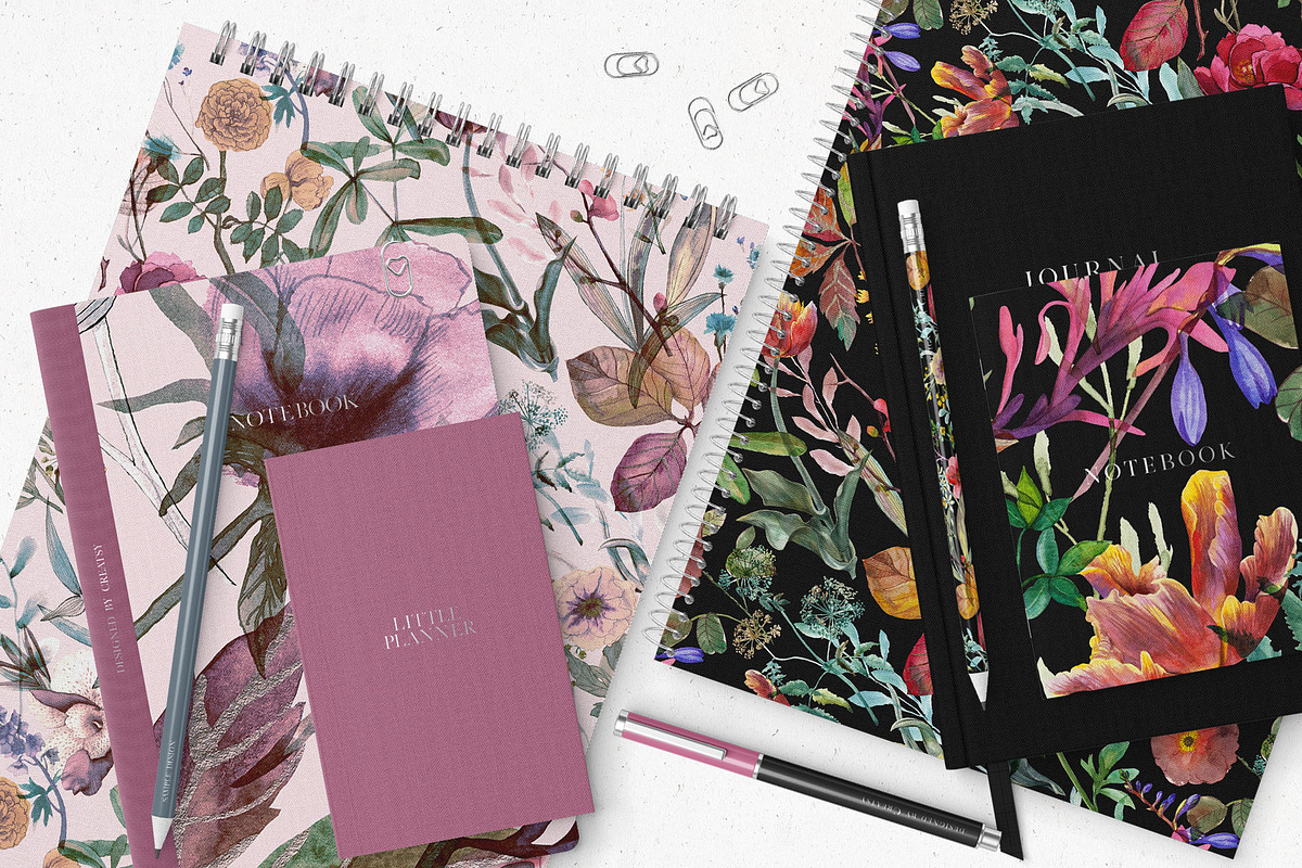 Essence. Floral pattern, a Pattern Graphic by emeraldthue (Photo 2 of 6)