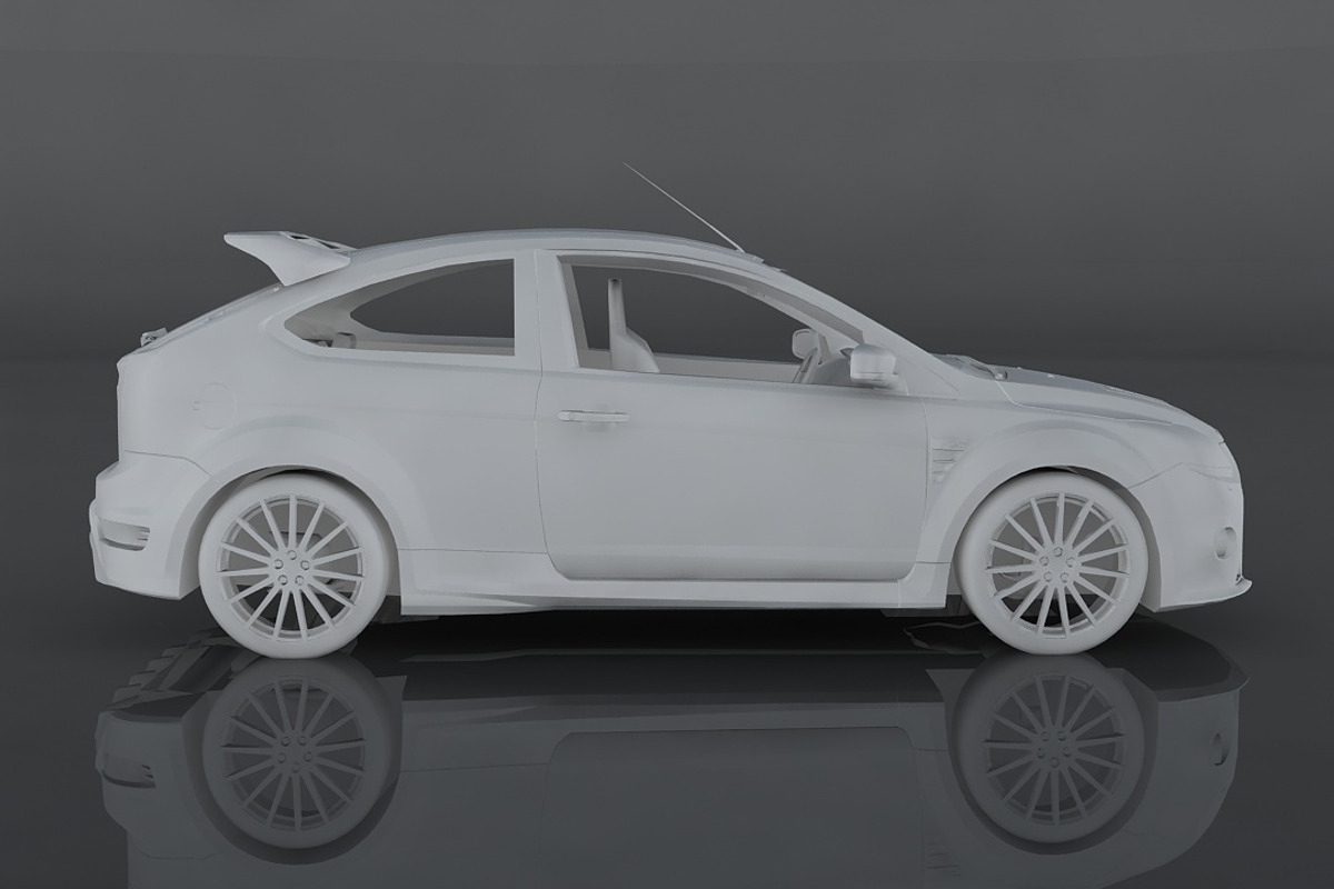 2009 Ford Focus RS, a Cars & Vehicle 3D Model by valtriiu (Photo 10 of 12)