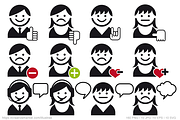 Avatar bundle, 160 vector icons, an Icon by Illustree (Thumbnail 6 of 12)
