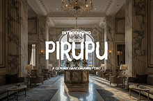 Pirupu - Elegant Serif Typeface for