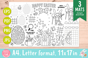 Easter Activity Mats Collection