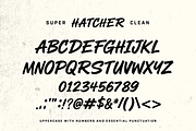 Hatcher - A Versatile Brush Font, a Handwritten Font by Slapshot Design Co (Thumbnail 5 of 6)