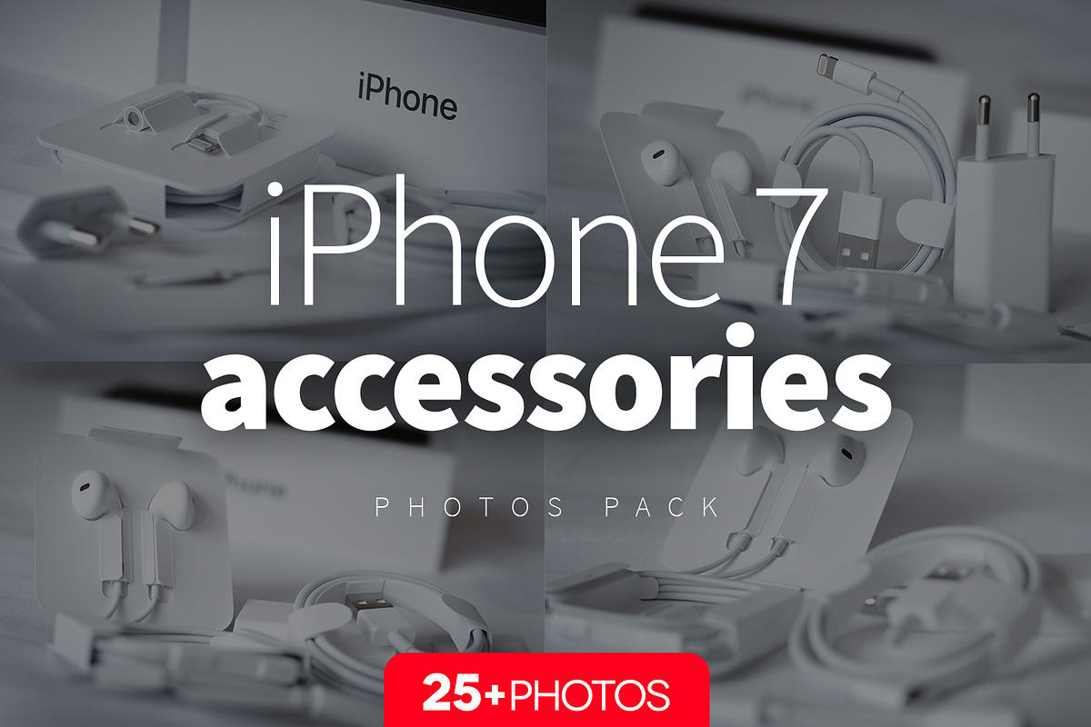 iPhone 7 accessories /25+ pics, an iPhone Mockup by tydla (Photo 1 of 4)