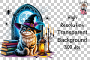 Halloween Cat PNG Bundle, a Graphic by Rina Akther (Thumbnail 10 of 11)