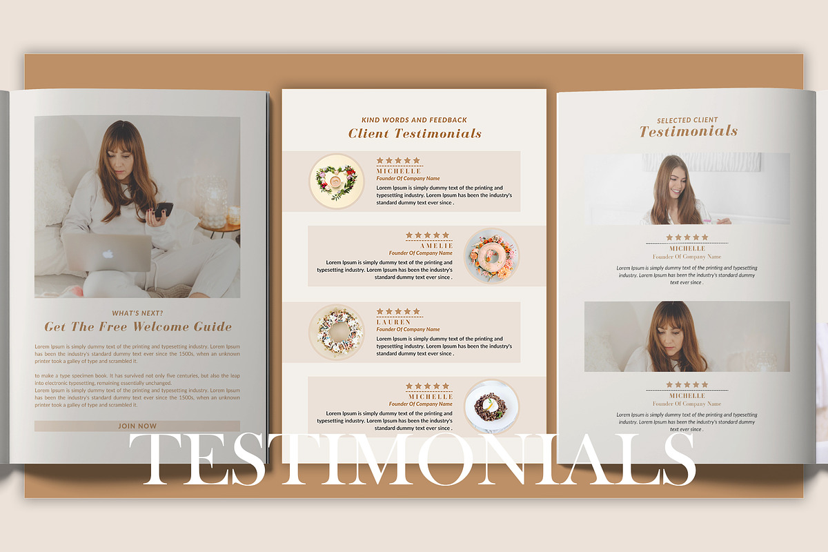CANVA Elegant Workbook Template, a Print Template by DesignByStore (Photo 9 of 10)