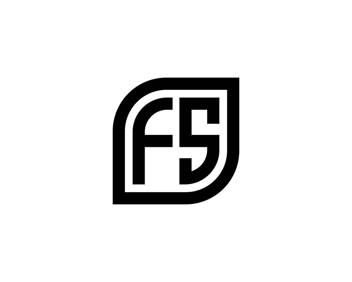 FS Logo design vector template, a Branding & Logo Template by xcoolee