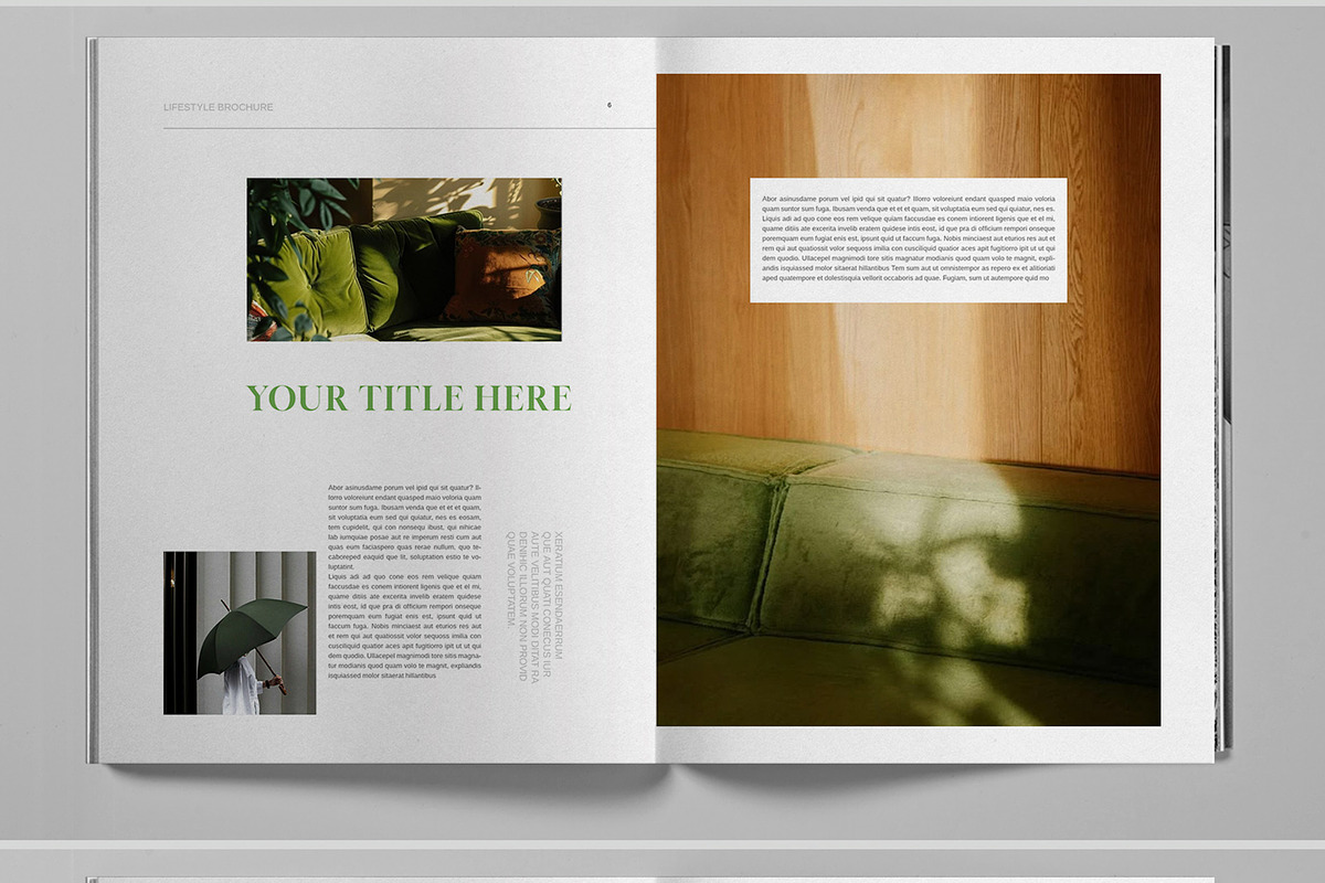 Green Studio Brochure Template, a Brochure Template by Boris Cupac (Photo 5 of 7)