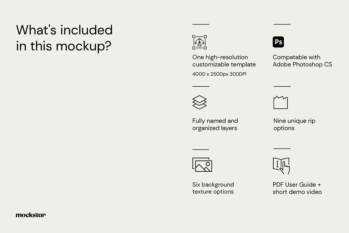 Ripped Sticker Mockup, a Product Mockup by mockstar (Photo 7 of 7)