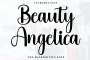 Beauty Angelica, a Handwritten Font by FreshTypeINK (Thumbnail 1 of 8)