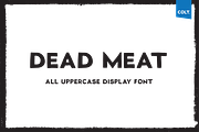 DEAD MEAT - T-shirt Design Font, a Sans Serif Font by Colt Type Co (Thumbnail 3 of 7)