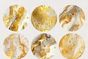 Gold Marble Seamless Metallic Paper, a Texture Graphic by Natural Planners (Thumbnail 2 of 3)