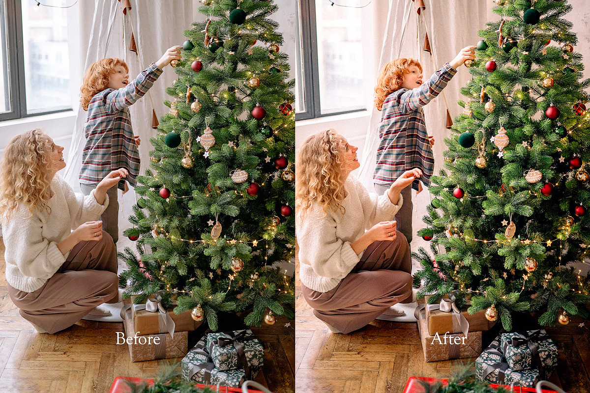 Christmas Lightroom Presets, a Preset Add-On by VividFrame (Photo 5 of 9)