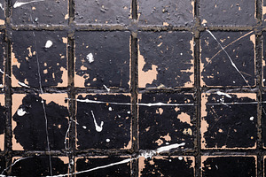 Aged Black Tiled Surface, a Background Photo by Ales Munt