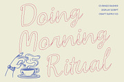 CS Ringo Dashed, a Script Font by Craft Supply Co. (Thumbnail 5 of 8)