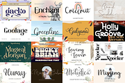 220 fonts mega pack, a Font by BearyType Studio (Thumbnail 5 of 9)