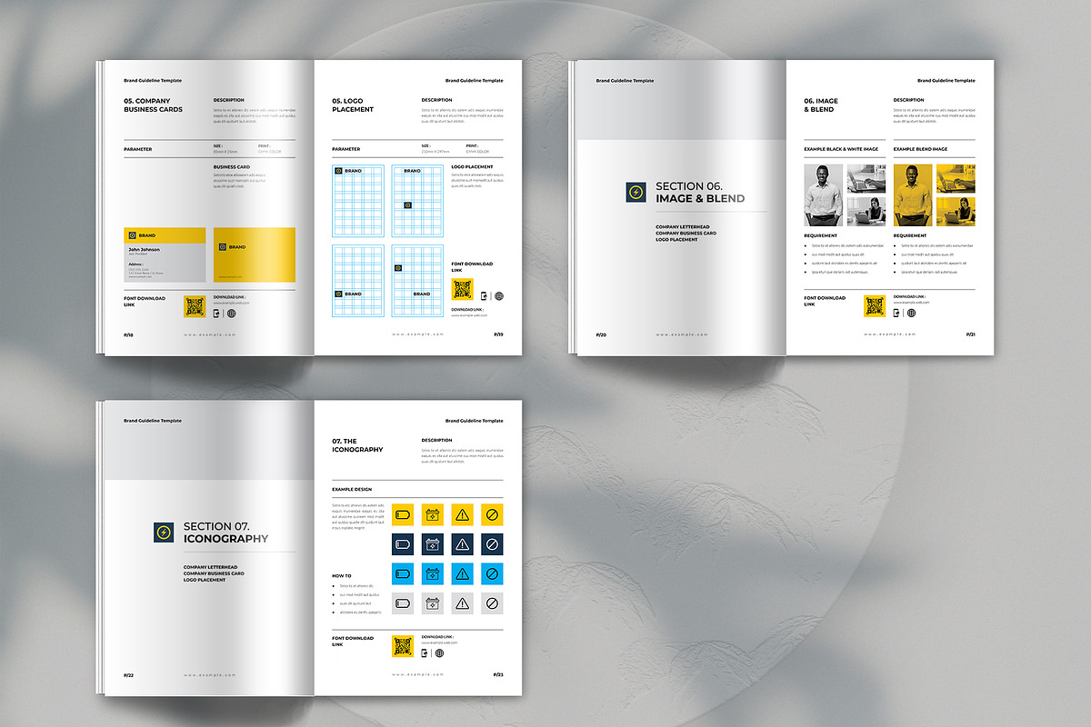 Brand Guideline Template, a Brochure Template by Spark_Creative (Photo 17 of 18)