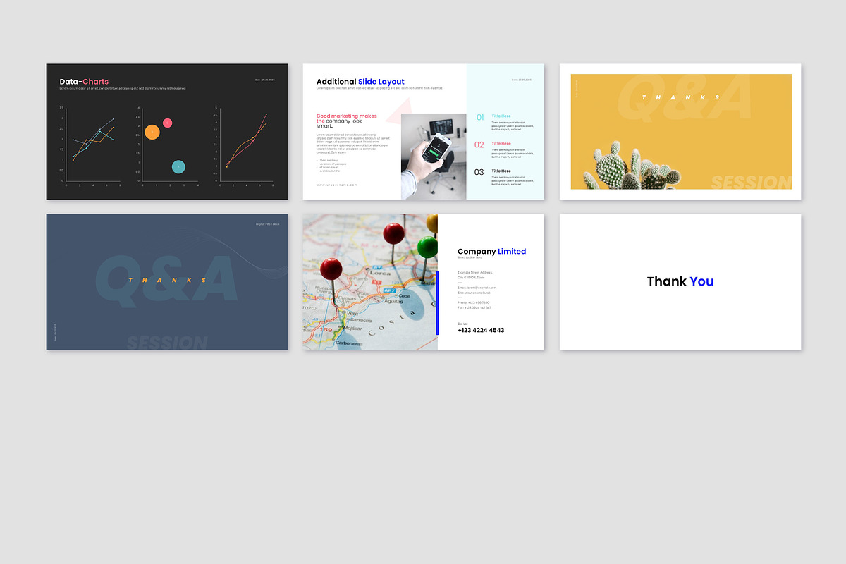 Business Pitch Deck Powerpoint, a Presentation Template by GoldenPixelStudio (Photo 26 of 26)