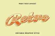 Groovy Striped Vintage Text Effect, a Templates & Theme by studiogstock (Thumbnail 2 of 2)