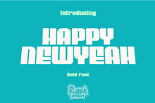 Happy Newyeah - Bold Display Font