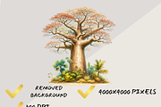 SAFARI JUNGLE ANIMALS CLIPART PACK, an Animal Illustration by Daring Digies (Thumbnail 8 of 10)