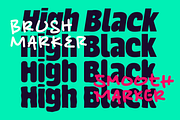AZ High Black | A Pairing Font Duo, a Sans Serif Font by azetypestudios.com (Thumbnail 9 of 17)