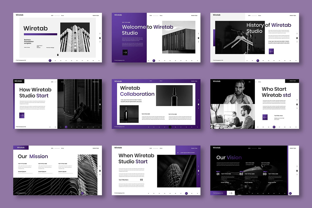 Wiretab – Business PowerPoint, a Presentation Template by Dens Creative Studio (Photo 2 of 6)