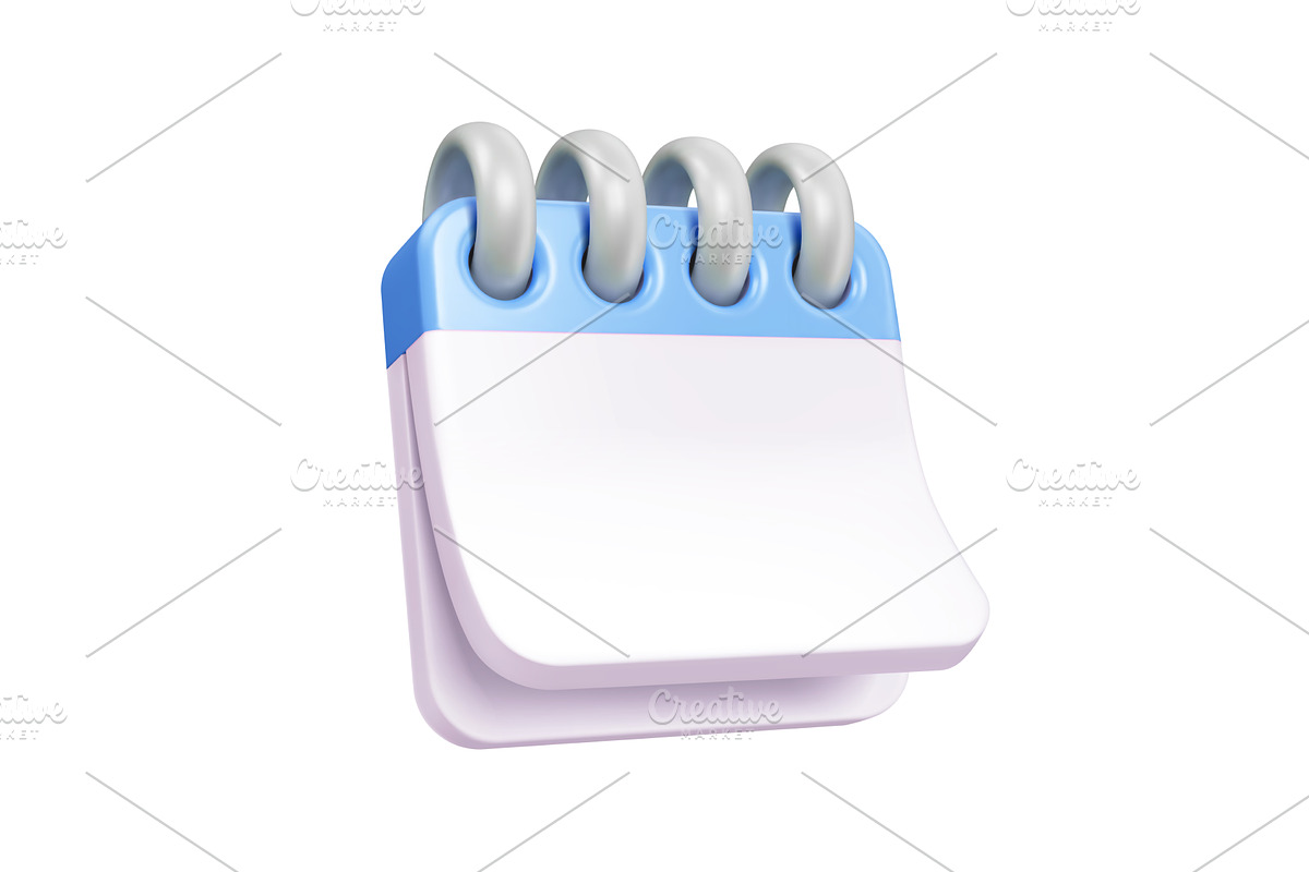 3D render event planner, an Object Illustration by Buch&Bee