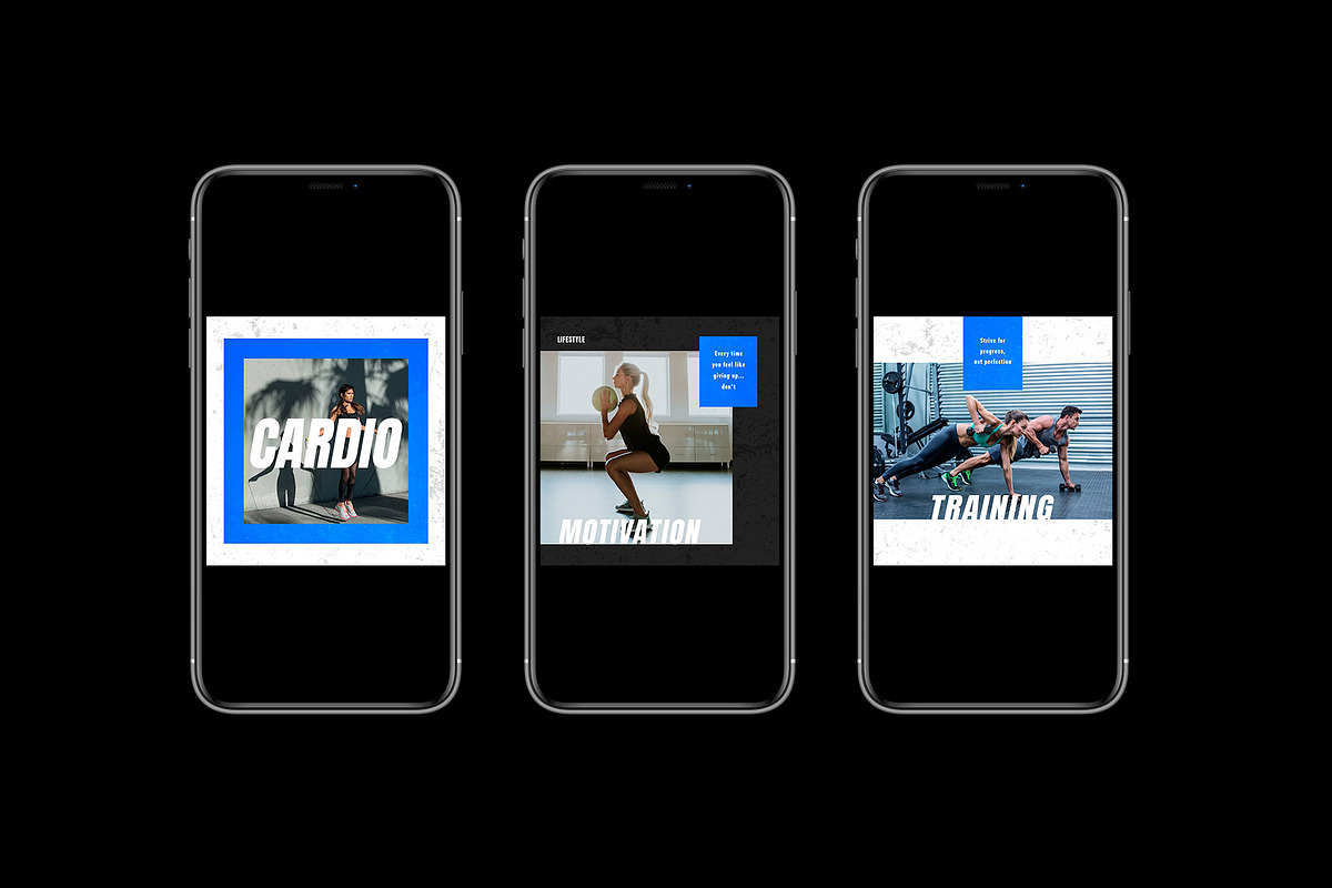 FITNESS - Social media pack, a Social Media Template by Stories Collective (Photo 9 of 12)