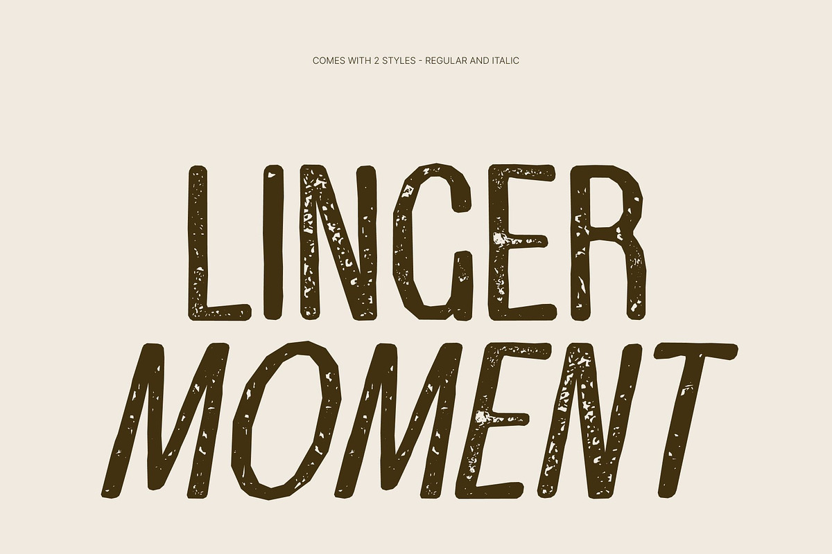 CS Rafting Stamp, a Sans Serif Font by Craft Supply Co. (Photo 3 of 8)