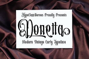 Donetta - Modern Vintage Font