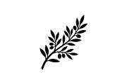 Olive Leaf Silhouette Collection, an Object Graphic by Designer_Momina (Thumbnail 3 of 3)