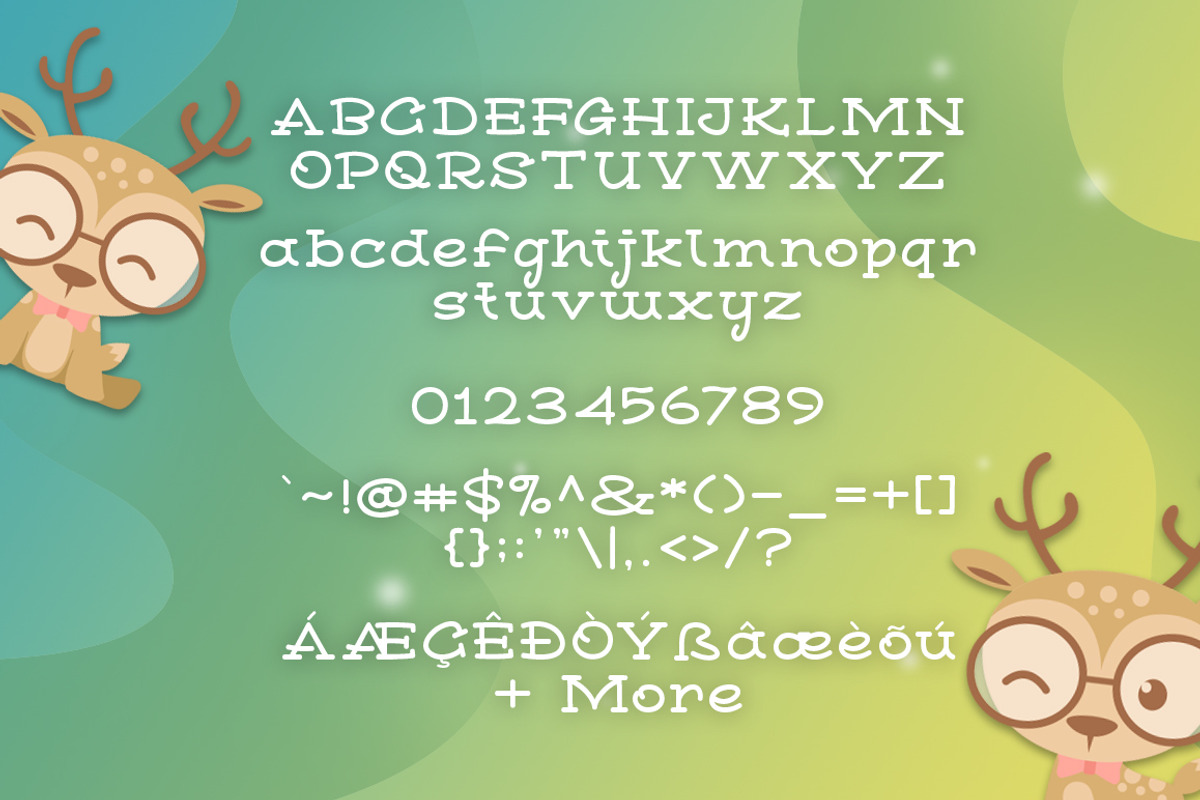 Vixen Deer Font + Vector preview 7