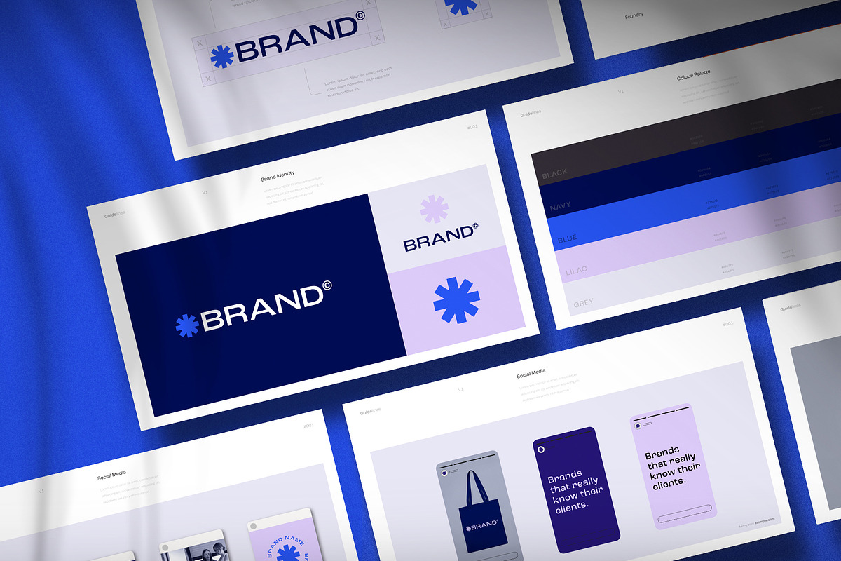 Digital Brand Guidelines, a Design Template by wavebreak
