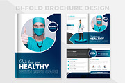 Medical Bi-Fold Brochure Design, a Brochure Template by MxVect Stock (Thumbnail 2 of 2)