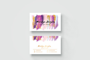Makeup Artist Logo and Business Card