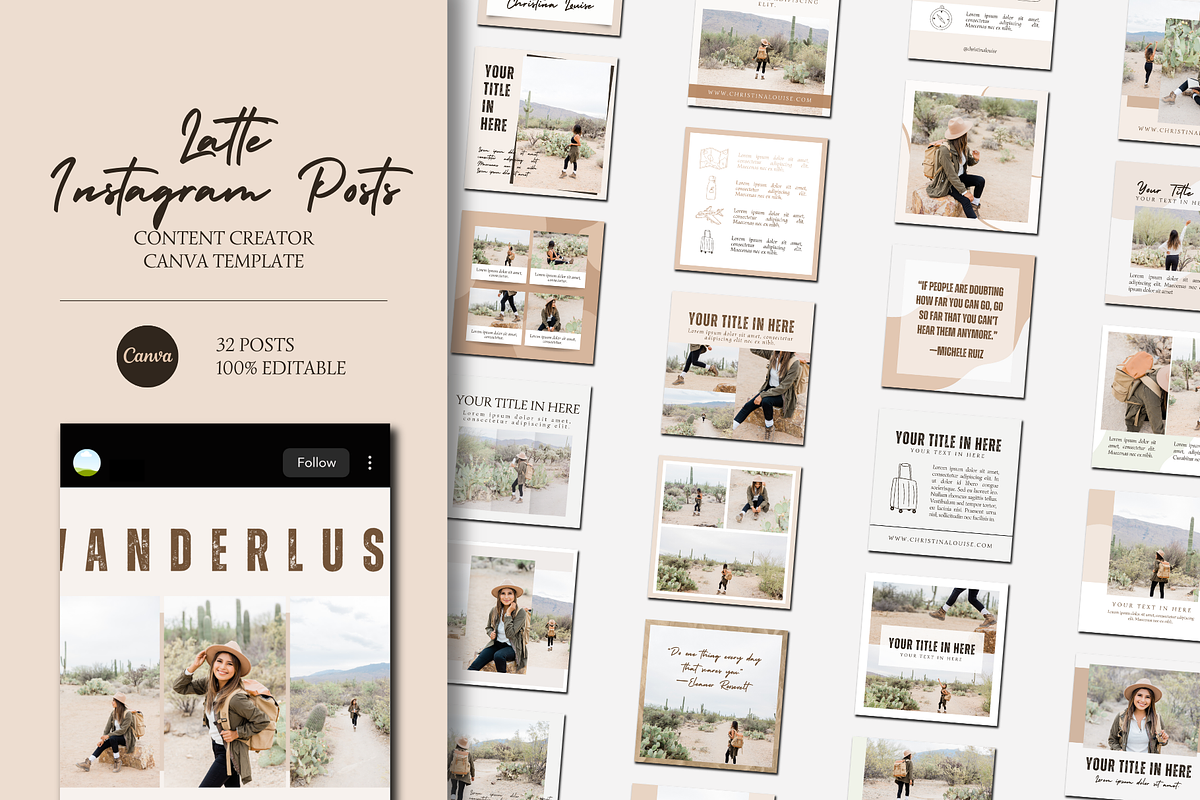 Instagram Post for Content Creators, a Social Media Template by The Little Lily Studio (Photo 1 of 5)