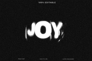 Joy Font Is Perfect For Fest