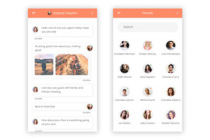 Lichi - Social Media UI Kit Sketch