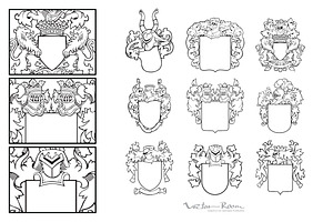 Set of Aristocratic Emblems Vol. IV