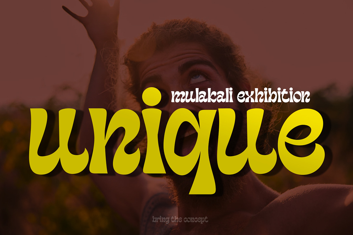 Machinkly Display Font, a Sans Serif Font by Maulana Creative (Photo 8 of 10)